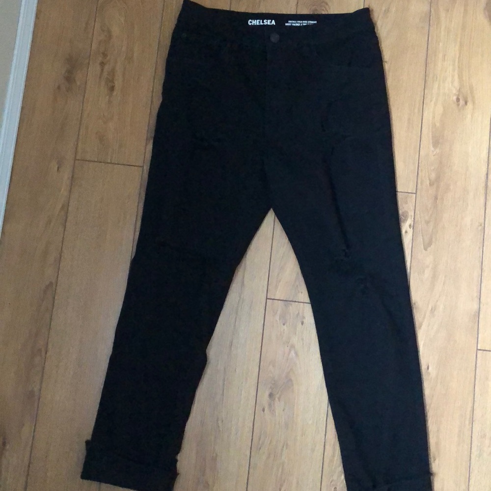 Vintage high rise straight jeans